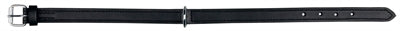 TRIXIE HALSBAND HOND ACTIVE LEER ZWART 39-46X2.2 CM