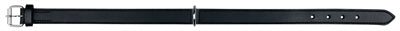 TRIXIE HALSBAND HOND ACTIVE LEER ZWART 47-54X2.5 CM