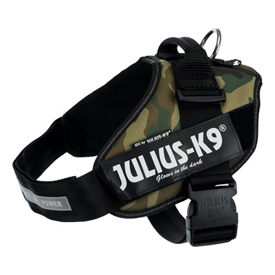 JULIUS K9 IDC HARNAS / TUIG CAMOUFLAGE MAAT 0/58-76CM