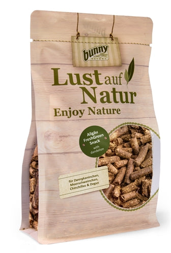 BUNNY NATURE ENJOY NATURE ALLGAU FRESHGREEN SNACK MET PAARDENBLOEM 450 GR