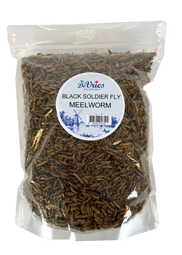DE VRIES MEELWORM BLACK SOLDIER FLY 450 GR
