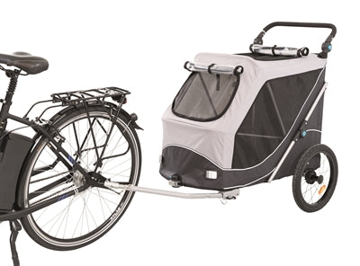 TRIXIE HONDENFIETSKAR OPVOUWBAAR GRIJS 103X74X95 CM