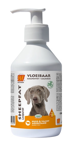 BIOFOOD VLOEIBAAR SCHAPENVET MET ZALMOLIE 250 ML