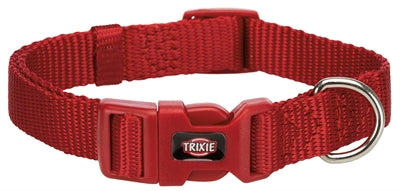 TRIXIE HALSBAND HOND PREMIUM ROOD 25-40X1.5 CM