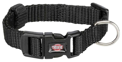 TRIXIE HALSBAND HOND PREMIUM ZWART 40-65X2.5 CM