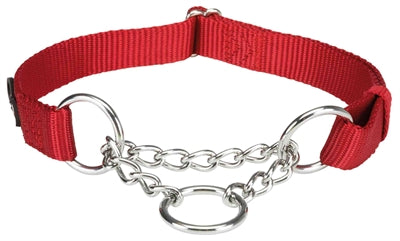 TRIXIE HALSBAND HOND PREMIUM HALFSLIP HALSBAND ROOD 45-70X2.5 CM