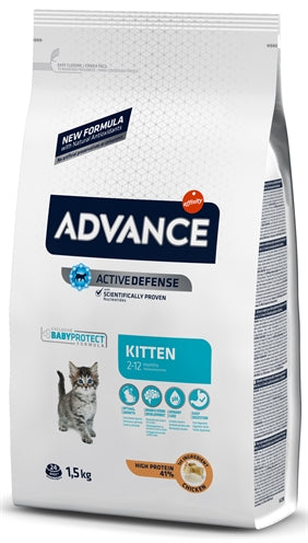 ADVANCE CAT KITTEN CHICKEN / RICE 1.5 KG