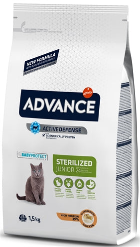 ADVANCE CAT JUNIOR STERILIZED CHICKEN 1.5 KG