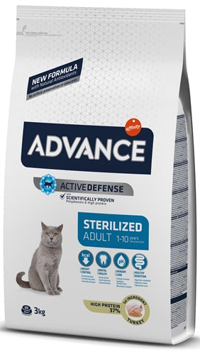 ADVANCE CAT STERILIZED TURKEY 3 KG