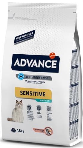 ADVANCE CAT STERILIZED SENSITIVE SALMON 1.5 KG