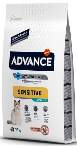 ADVANCE CAT STERILIZED SENSITIVE SALMON 10 KG