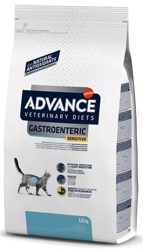ADVANCE VETERINARY DIET CAT GASTROENTERIC SPIJSVERTERING SENSITIVE 1.5 KG