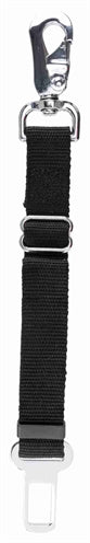 TRIXIE RESERVE KORTHOUDER MET KARABIJNHAAK ZWART 45-70X2.5 CM