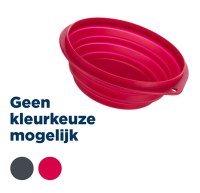 TRIXIE VOERBAK / DRINKBAK REIS SILICONEN ASSORTI 500 ML 14 CM