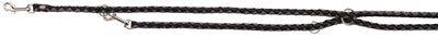 TRIXIE HONDENRIEM CAVO VERSTELBAAR ZWART / GRIJS 200X1.2 CM