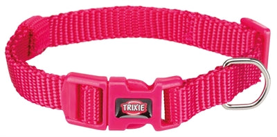 TRIXIE HALSBAND HOND PREMIUM FUCHSIA 22-35X1 CM