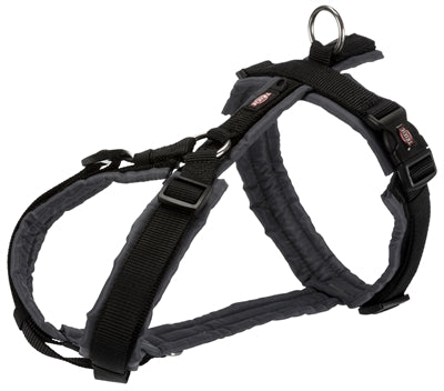 TRIXIE HONDENTUIG PREMIUM TREKKING ZWART / GRIJS 62-74X2.5 CM