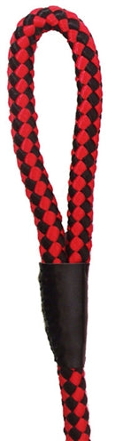 NYLON SIERLIJN GEVLOCHTEN ROOD/ZWART 15 MMX120 CM