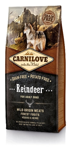 CARNILOVE REINDEER ADULT 12 KG