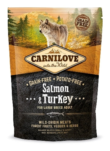 CARNILOVE SALMON / TURKEY ADULT LARGE BREED 1.5 KG