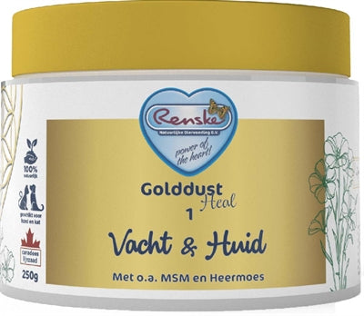 RENSKE GOLDDUST HEAL 1 HUID EN VACHT 250 GR