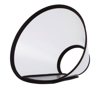 TRIXIE BESCHERMKRAAG MET KLITTENBAND KUNSTSTOF TRANSPARANT 50-58X28 CM