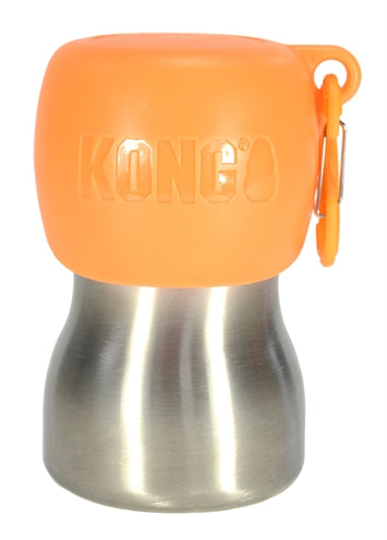 KONG H2O DRINKFLES RVS ORANJE 280 ML