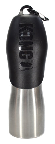 KONG H2O DRINKFLES RVS ZWART 740 ML
