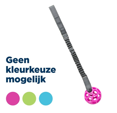 TRIXIE BUNGEE TUGGER MET BAL ASSORTI 9X9X48 CM