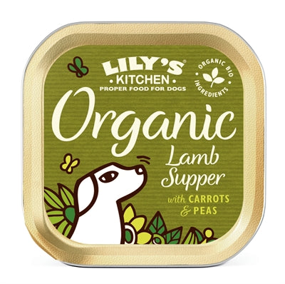 LILY'S KITCHEN DOG ORGANIC LAMB SUPPER 11X150 GR