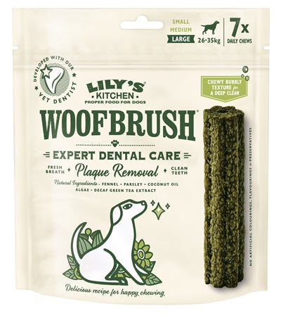 LILY'S KITCHEN DOG WOOFBRUSH DENTAL CARE LARGE 7X47 GR