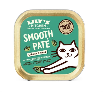LILY'S KITCHEN CAT SMOOTH PATE CHICKEN / GAME 19X85 GR