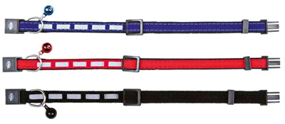 TRIXIE HALSBAND KAT SAFER LIFE FLUWEEL REFLECTEREND ASSORTI 