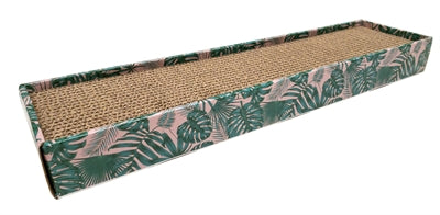 CROCI KRABPLANK HOMEDECOR TEXTUUR BLADEREN GROEN 48X12.5X5 CM