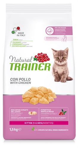 NATURAL TRAINER CAT KITTEN CHICKEN 1.5 KG