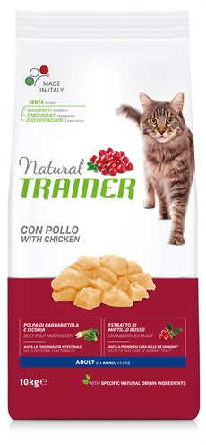 NATURAL TRAINER CAT ADULT CHICKEN 10 KG