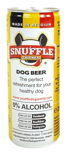 SNUFFLE HONDENBIER KIPSMAAK IN BLIK 25 CL