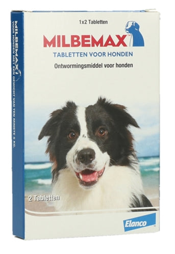 MILBEMAX TABLET ONTWORMING HOND 10-50 KG 2 TBL
