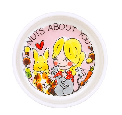 BLOND AMSTERDAM VOERBAK KNAAGDIER NUTS ABOUT YOU 10X10X4 CM