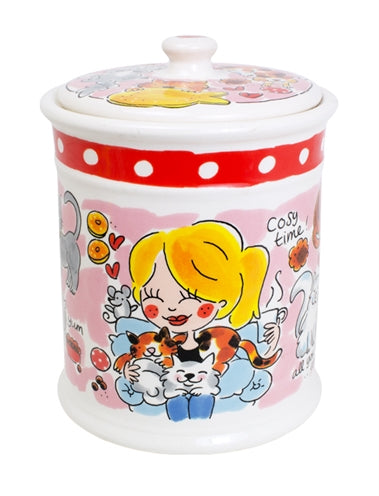 BLOND AMSTERDAM VOORRAADPOT KAT 16X16X22.5 CM