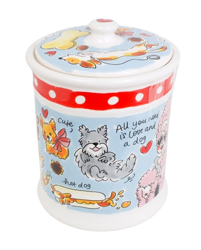 BLOND AMSTERDAM VOORRAADPOT HOND 16X16X22.5 CM