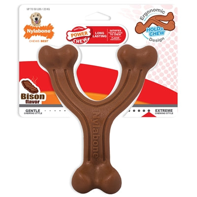 NYLABONE EXTREME CHEW WISHBONE BISON TOT 23 KG