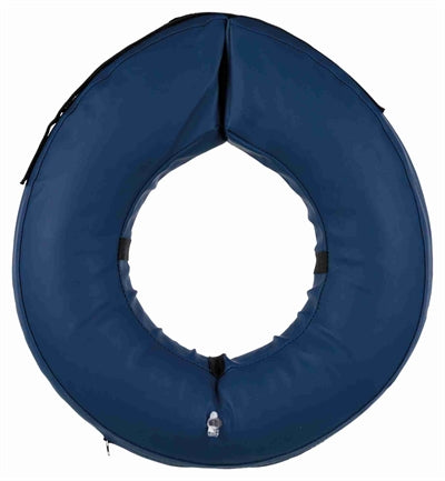 TRIXIE BESCHERMKRAAG OPBLAASBAAR BLAUW S-M 32-40X11 CM