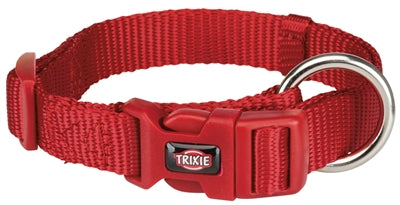 TRIXIE HALSBAND HOND PREMIUM ROOD 30-45X1.5 CM