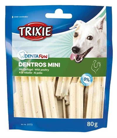 TRIXIE DENTA FUN DENTROS MINI GEVOGELTE 80 GR