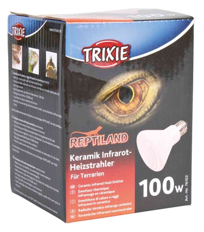TRIXIE REPTILAND KERAMISCHE INFRAROOD WARMTESTRALER 7.5X7.5X10 CM 100 WATT