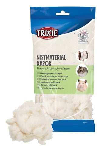 TRIXIE NESTMATERIAAL KAPOK CREME 40 GR