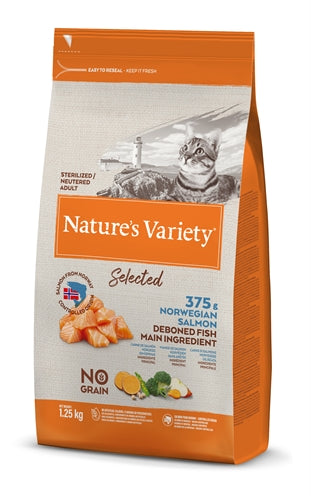 NATURES VARIETY SELECTED STERILIZED NORWEGIAN SALMON 1.25 KG