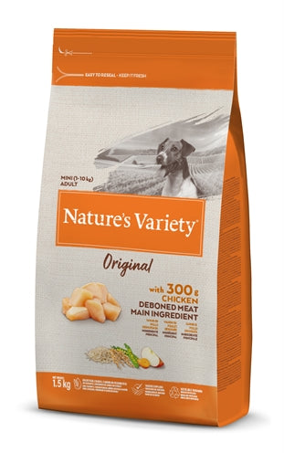 NATURES VARIETY ORIGINAL ADULT MINI CHICKEN 1.5 KG