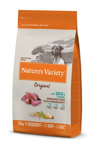NATURES VARIETY ORIGINAL ADULT MINI TUNA 1.5 KG